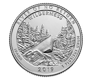 2019 P Frank Church River of No Return National Park Quarter