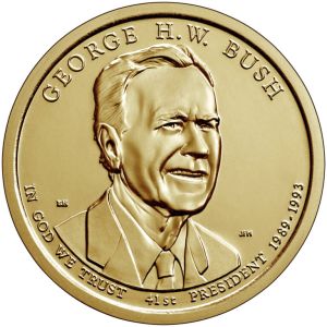 2020 P George H. W. Bush Presidential Dollar