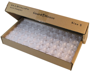 bulk pack of 250 pcs. Quarter 24.3mm Direct-Fit Guardhouse EvoCore Coin Holders #724683
