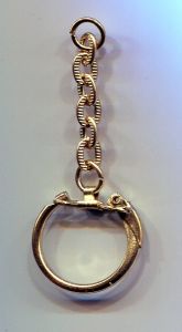 Gold Key Chain