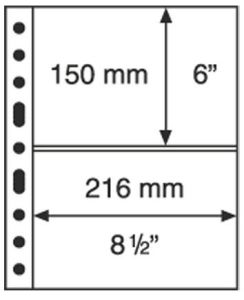 pack of 5 Lighthouse Grande Sheets 2S Black #324690