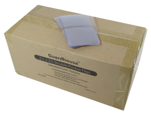 Box of 1000 Guardhouse 2 1/2 x 2 1/2 Coin Flips Unplasticized Bulk No Inserts #954286