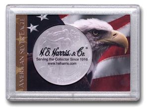 Harris 2x3 Frosty Edge American Silver Eagle Holder