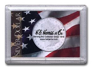 Harris 2x3 Frosty Edge Silver Dollar Holder