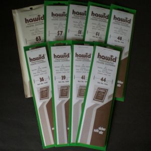 pack of Hawid Stamp Mounts 217mm x 42mm (Black/Dark Only)