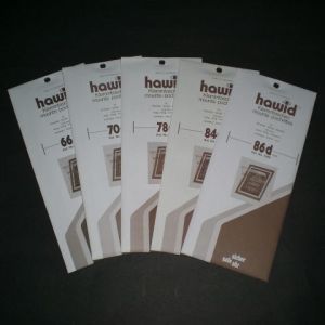 pack of Hawid Stamp Mounts 217x68d