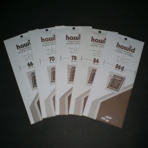 pack of Hawid Stamp Mounts 217x82d