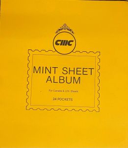 24 Pocket Mint Sheet File for Canada & U.N. Sheets