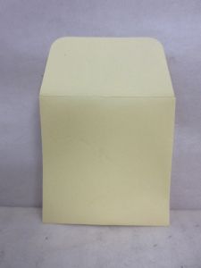 box of 500pcs of 2x2 Yellow Paper Coin Envelopes