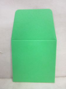 box of 500pcs of 2x2 Green Paper Coin Envelopes