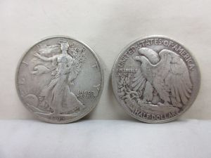 Lot of $5.00 Face Value (10 Coins) Pre 1948 Walking Liberty Silver Half Dollars Mixed Dates