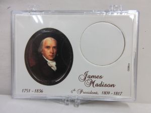 Gallery 2x3 Presidential Dollar Holder James Madison
