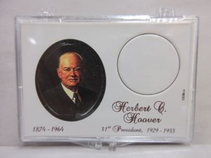 Gallery 2x3 Presidential Dollar Holder Herbert Hoover