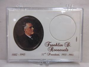 Gallery 2x3 Presidential Dollar Holder Franklin D. Roosevelt