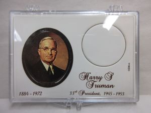 Gallery 2x3 Presidential Dollar Holder Harry S. Truman