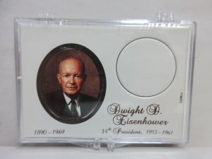 Gallery 2x3 Presidential Dollar Holder Dwight D. Eisenhower