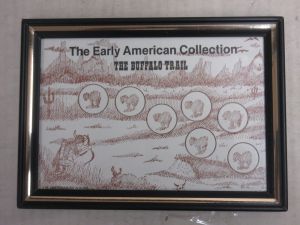 Early American Buffalo Trail 5x7 Frame for Buffalo Nickels