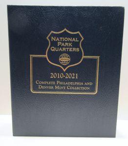 National Park Quarters 2010-2021 P&D Mints 7 page Whitman Classic Album #3057