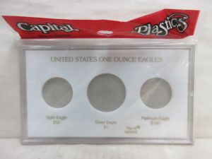 Capital #MA434E United States One Ounce Eagles for 1oz Gold, Silver & Platinum Eagles
