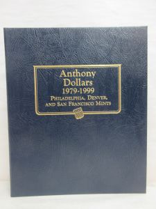 Susan B. Anthony SBA Dollars 1979-1999 2 page Whitman Classic Album #9149