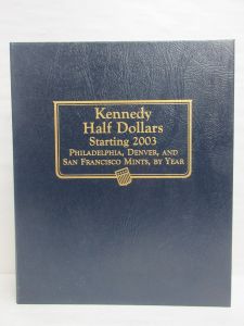 Kennedy Half Dollars Starting 2003 5 Page Whitman Classic Album #5045 