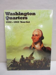 Edgar Marcus & Co Coin Folder for Washington Quarters, 1932-1964 Date Set (One Coin Per Year)