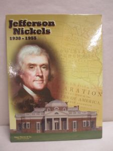 Edgar Marcus & Co Coin Folder for Jefferson Nickels, 1938-1955