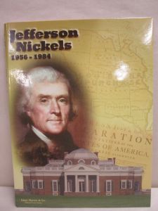 Edgar Marcus & Co Coin Folder for Jefferson Nickels, 1956-1984