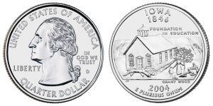 Iowa State Quarter 2004 Denver Mint