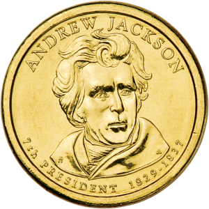 2008 P Andrew Jackson Presidential Dollar
