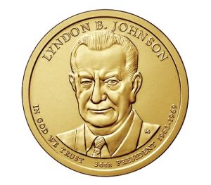 2015 P Lyndon B Johnson Presidential Dollar