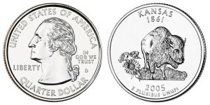 Kansas State Quarter 2005 Denver Mint