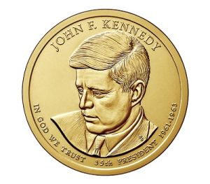 2015 P John F Kennedy Presidential Dollar