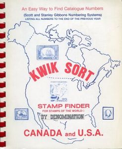 Kwik Sort Stamp Finder (Canada & USA) Part One by J. Douglas Tracy