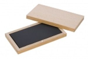 Large Testing Stone with Wood Box 6" x 2" x 1/2"