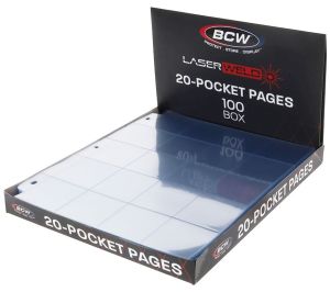 BCW LaserWeld Polypropylene 20 pocket Page #1-LWP20T