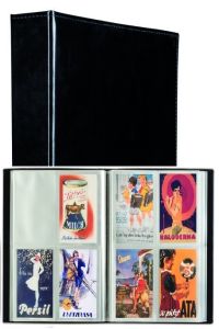 Lighthouse Postcard Album with Black Leatherette Cover - Holds 400 Postcards #345088