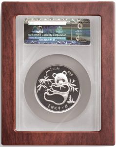 Lighthouse Glass Top Wood Display Box for PCGS Large Slab or 3" Round Capsule #343544