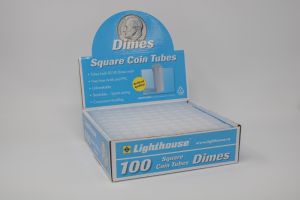Lighthouse Square Coin Tubes - Dime #367215