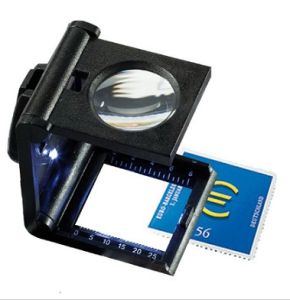Lighthouse Folding Linen Tester Magnifier FZ5LED with LED Light & 5x Magnification #308008
