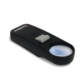 Lighthouse Handheld Pocket Magnifier LU33LED with LED Light & 7x Magnification #344396