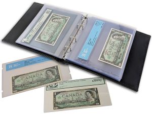 Refill Pages for Lighthouse Deluxe Currency Album for Graded Banknotes #357540