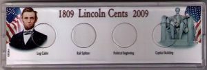 2009 Lincoln Cent 4 Hole 2x6 Snap Tite Case 