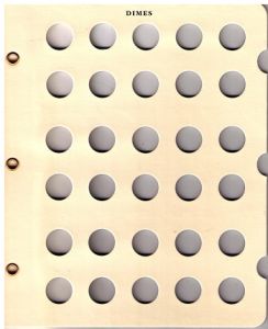 Littleton Blank Dime page