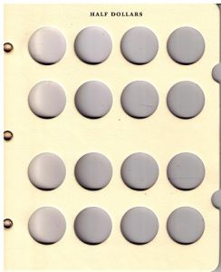Littleton Blank Half Dollar page