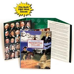 Close Out Littleton Presidential Dollars P & D Four Panel Folder