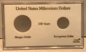 Capital #MA345M United States Millennium Dollars for a Morgan Dollar and Sacagawea Dollar