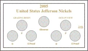 Capital #MA435B 2005 Westward Journey Nickels