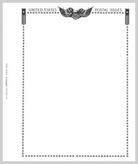 Minkus All American Postal Issues Blank Pages #MAARBL