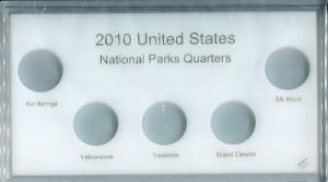 CLOSE OUT Capital Meteor Case National Park Quarter Holder MANP10 - 2010